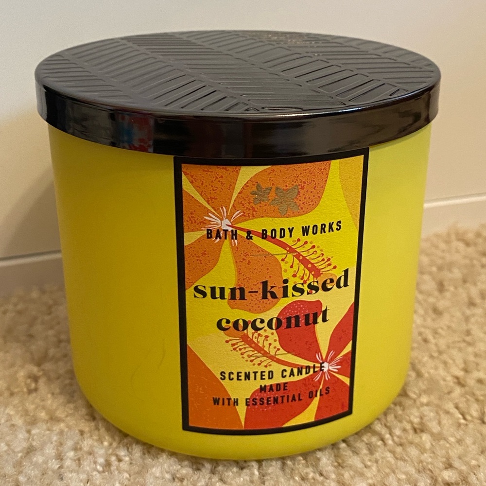 Sun-Kissed Coconut 3 wick candle